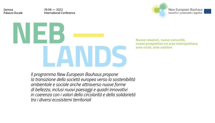NEB LANDS – I territori del New European Bauhaus - Evento DEONTOLOGICO ...